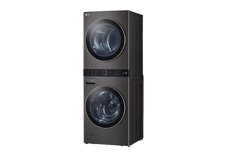 LG 4.5 / 7.4 Cu. Ft. Washtower Laundry - Black Satinless Steel (WKEX200HBA)