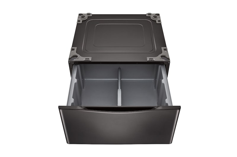 LG Storage Pedestal Laundry - Black Steel (WDP4B)