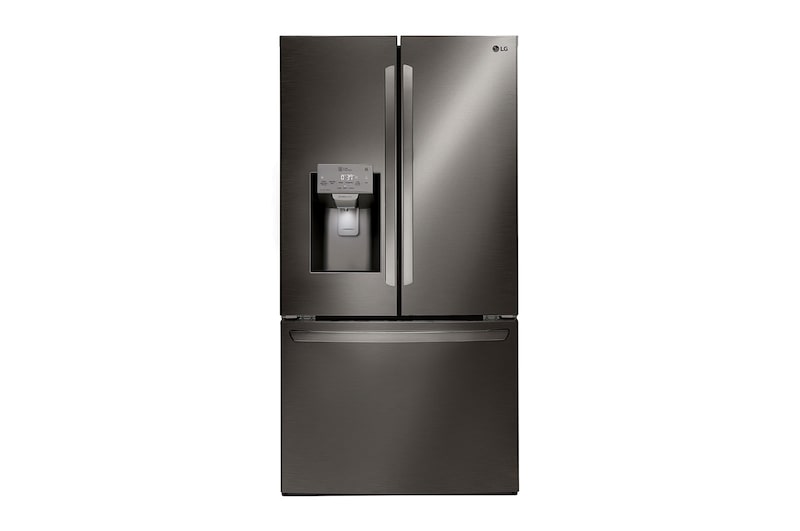 LG 28.0 Cu. Ft. Full Depth French Door Fridge - Black Stainless (LFXS28968D)