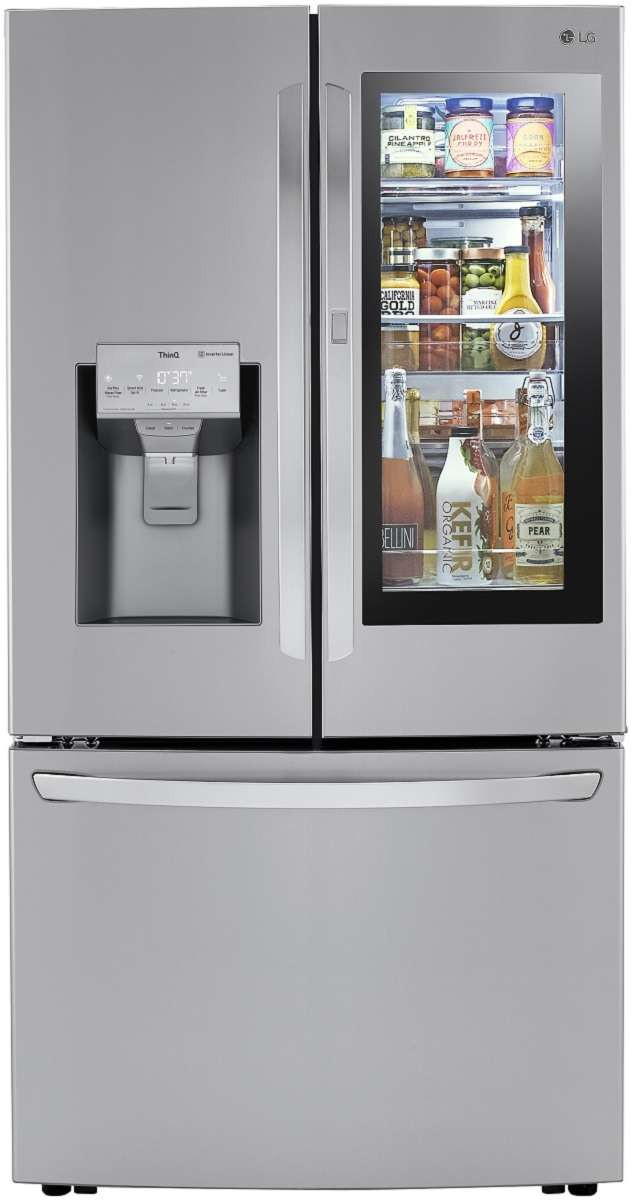 LG 24.0 Cu. Ft. Counter Depth French Door Fridge - Stainless (LRFVC2406S)