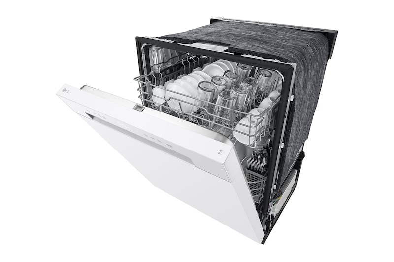 LG Front Control Dishwasher - White (LDFC2423W)