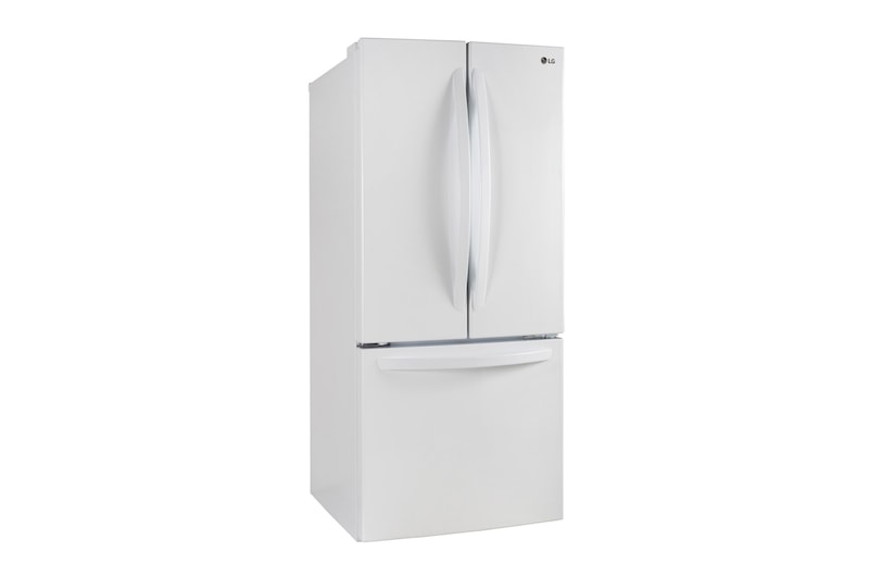 LG 22.0 Cu. Ft. Full Depth French Door Fridge - White (LRFNS2200W)
