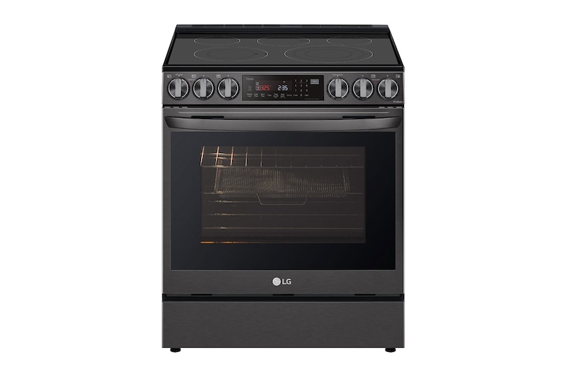 LG Electric Slide In Range - Black Stainless (LSEL6335D)