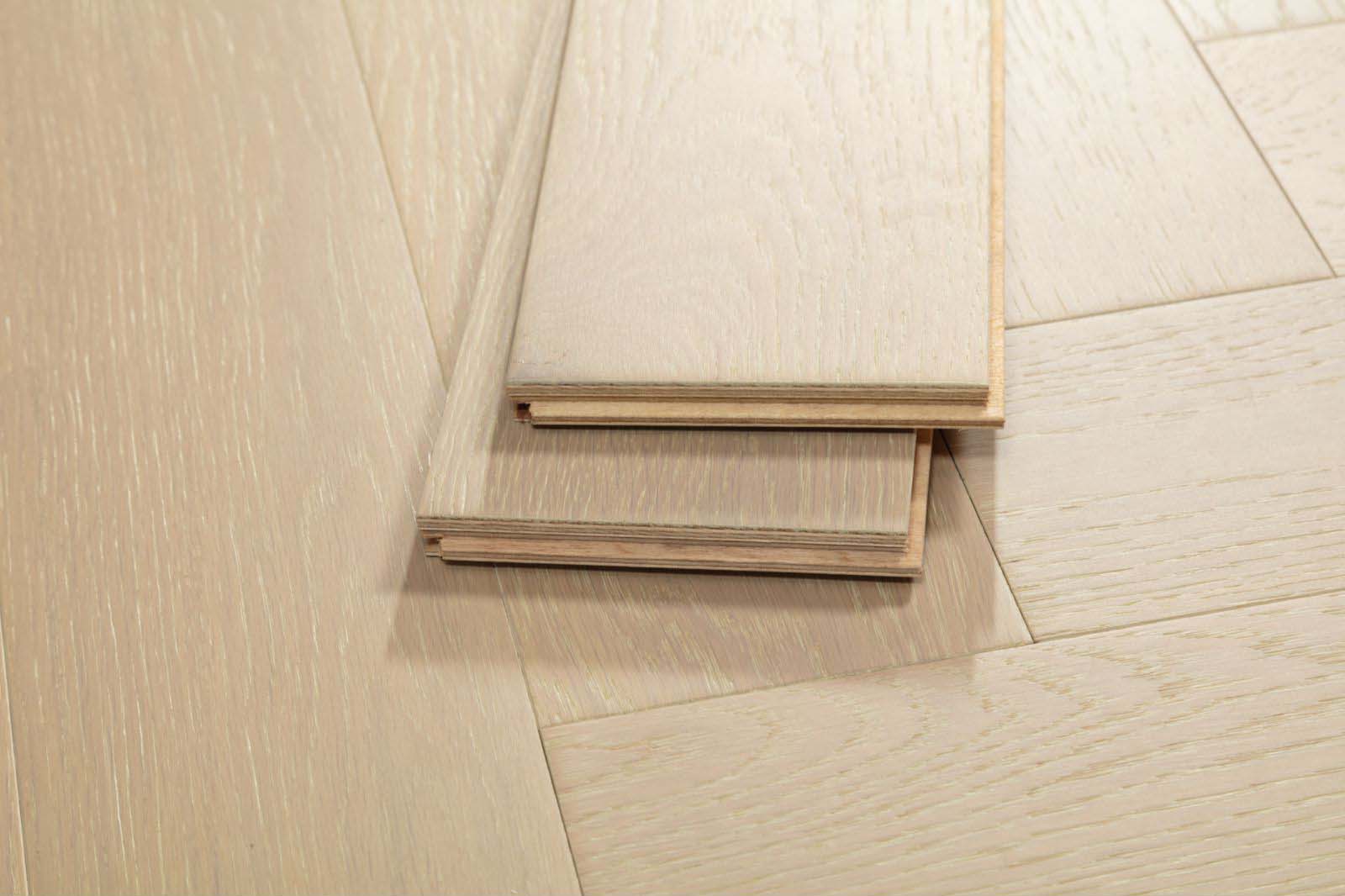 American Oak Herringbone - Driftwood